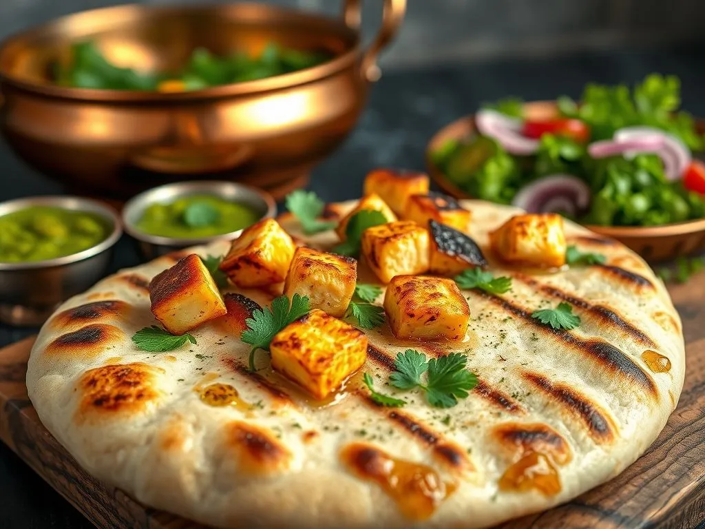 Paneer Garlic Naan