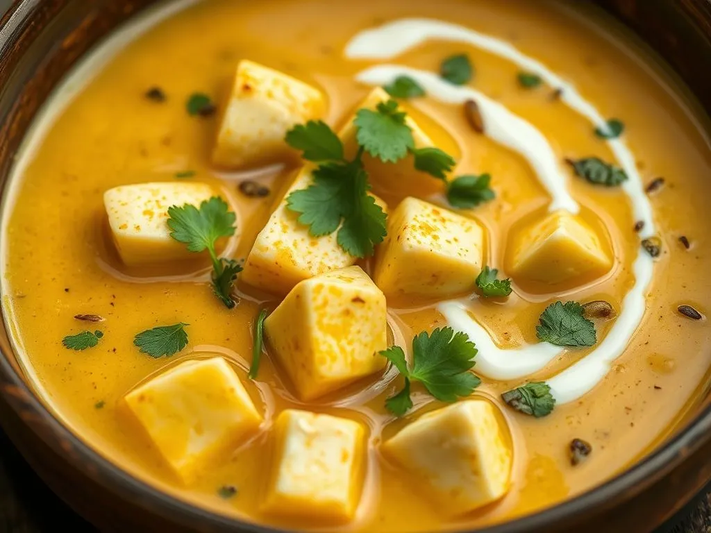 Paneer In Coconut Gravy