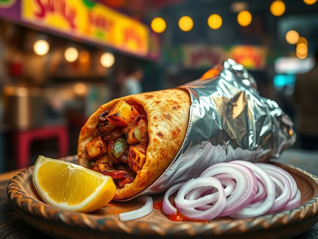 Paneer Kathi Roll