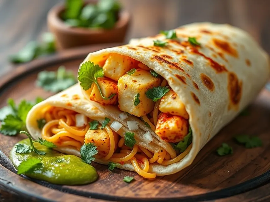 Paneer Maggie Roll