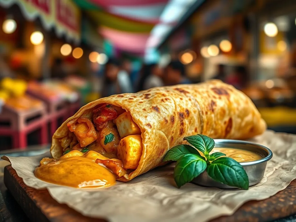 Paneer Makhani Roll