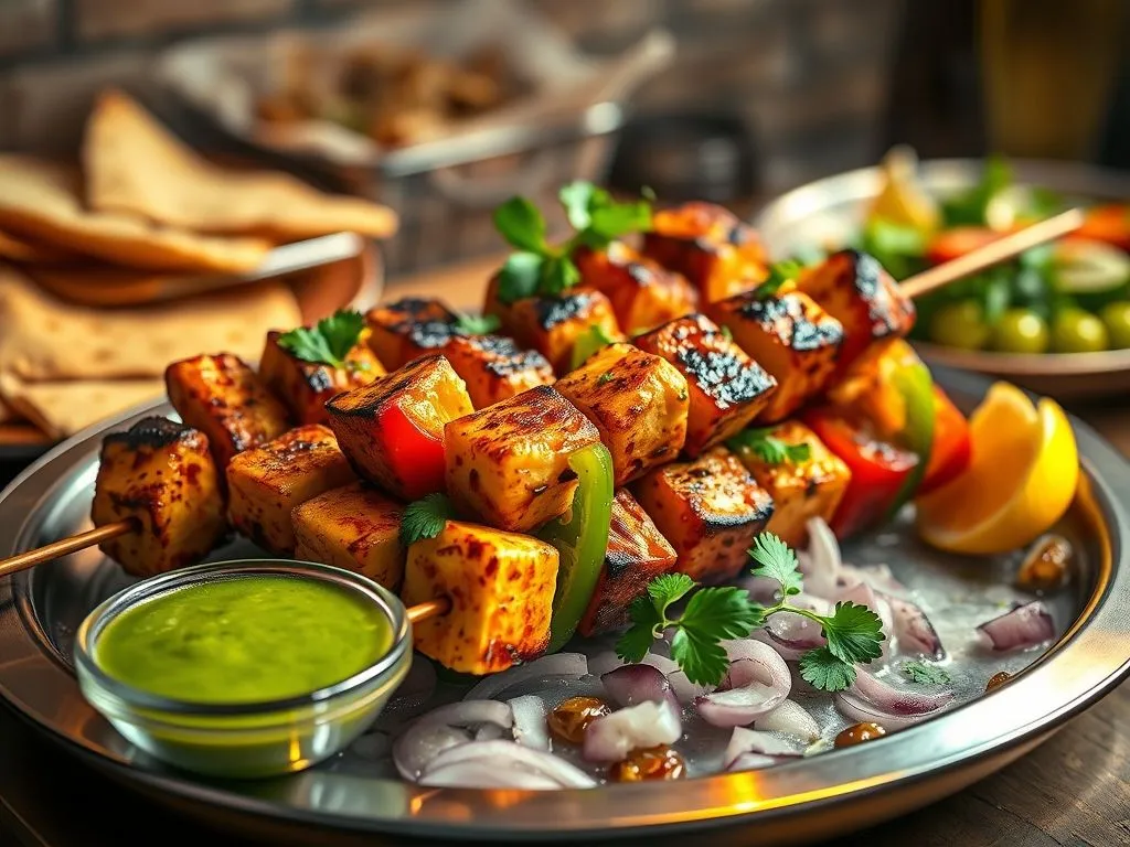 Paneer Shashlik