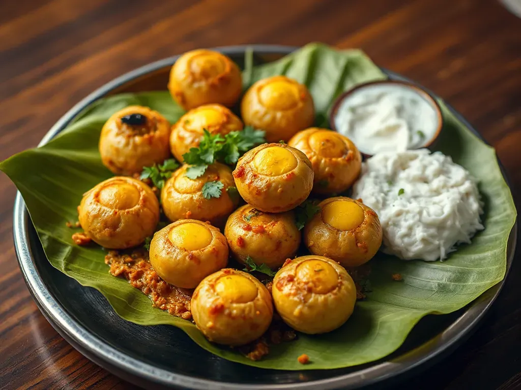 Paniyaram Muttai Masala