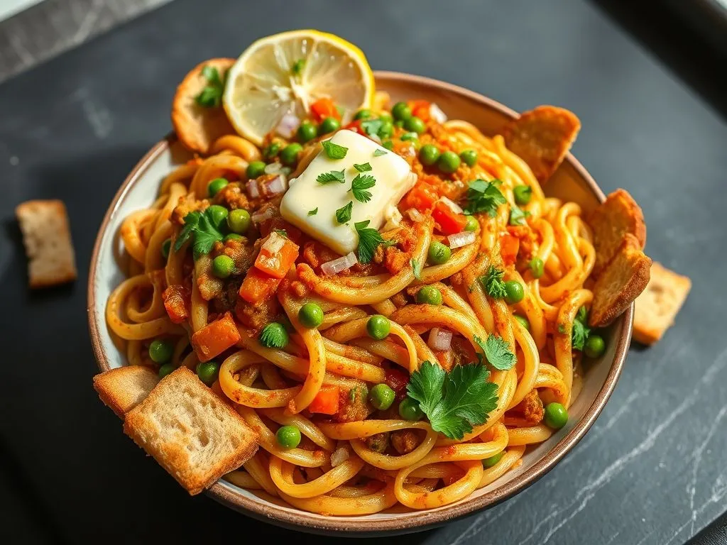 Pav Bhaji Flavored Pasta
