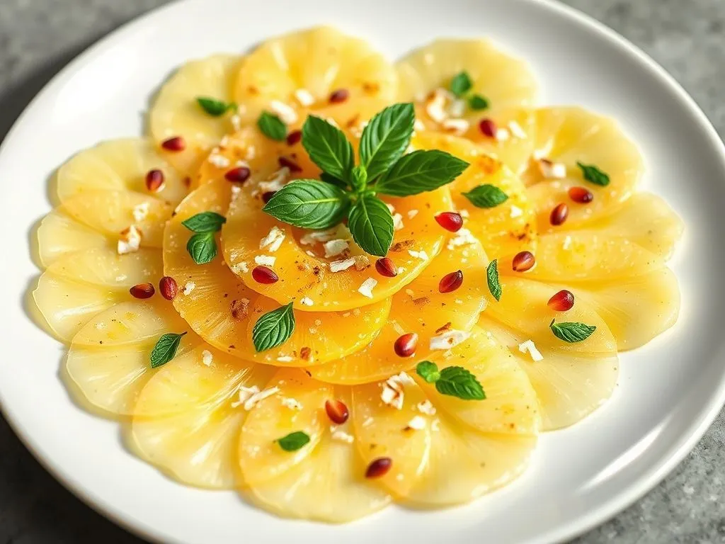 Pineapple Carpaccio