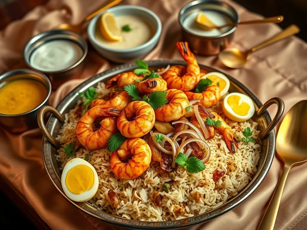 Prawns Biryani