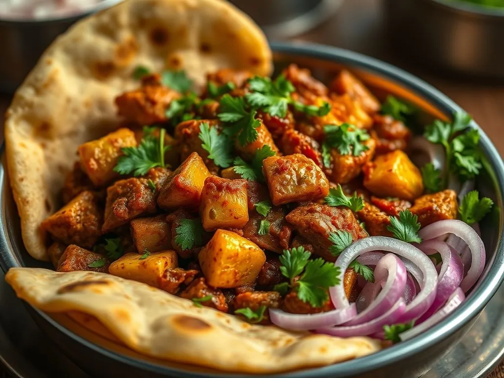 Punjabi Style Spicy Arbi Sabji
