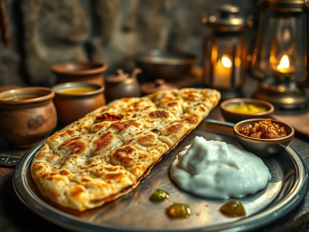 Pyaaz Parantha (dhaba)