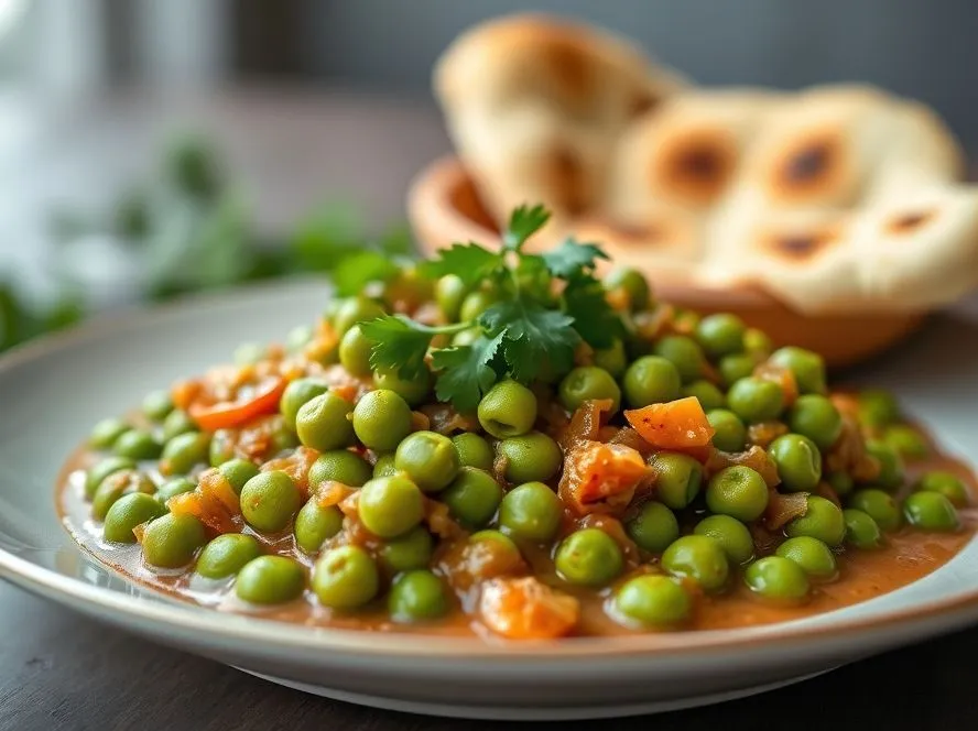 Restaurant Style Green Peas Masala