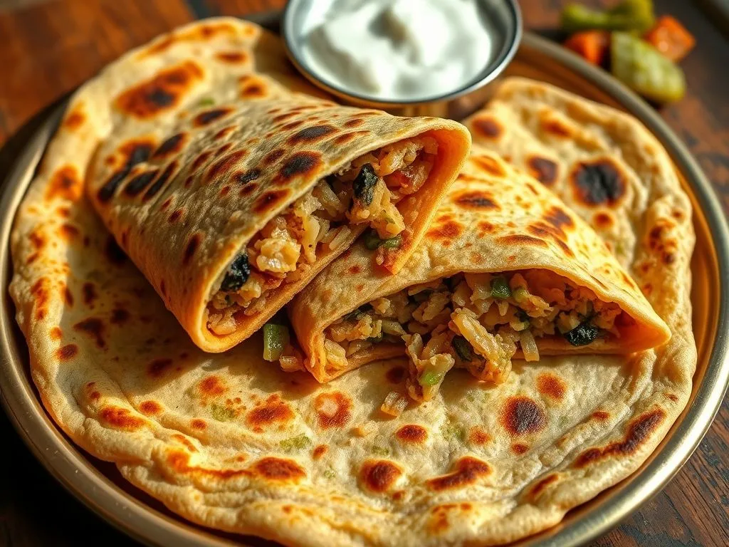 Rice and Soya Paratha ( Protein Rich  )