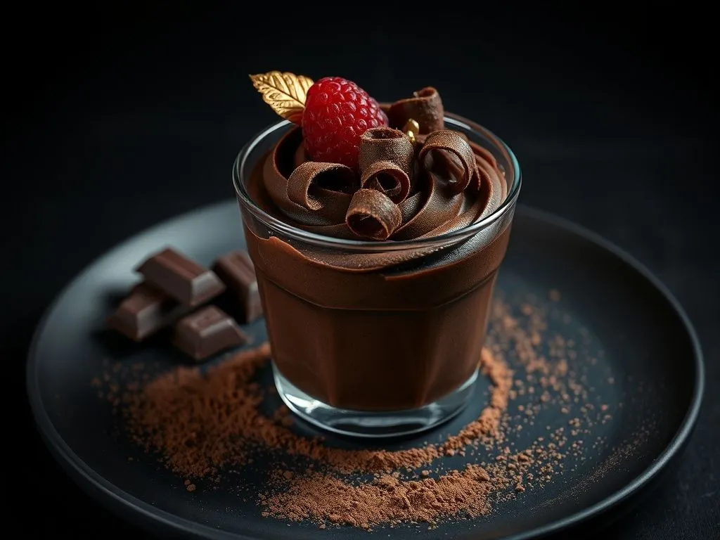Rich Dark Chocolate Mousse