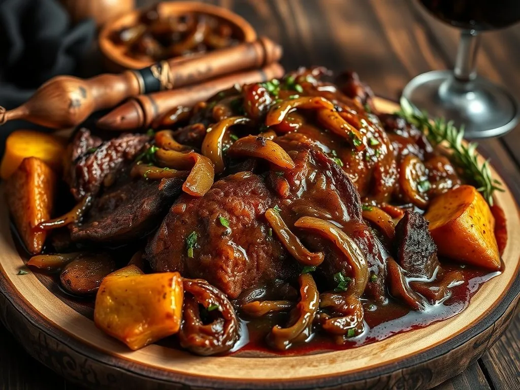Roasted Onion Meat