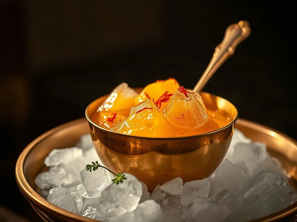 Saffron Mango Ice