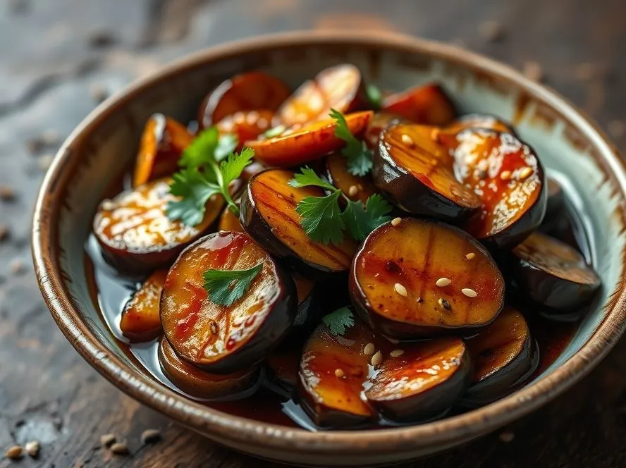 Sauted Aubergine With Tamarind