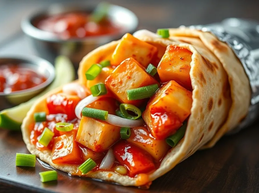 Schezwan Paneer Roll