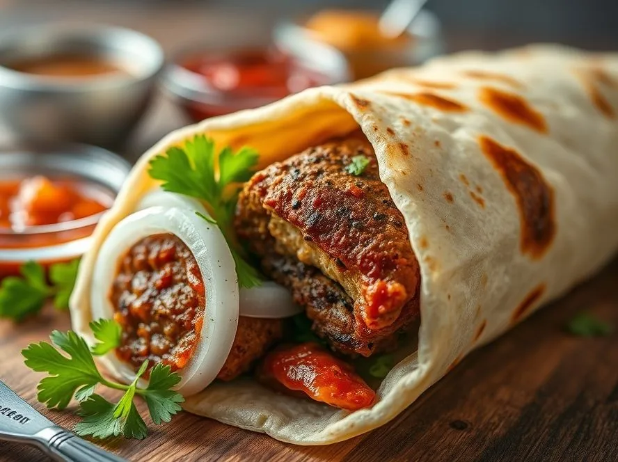 Seekh Kebab Roll