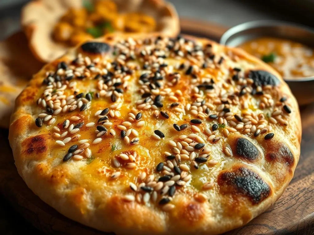 Sesame Naan