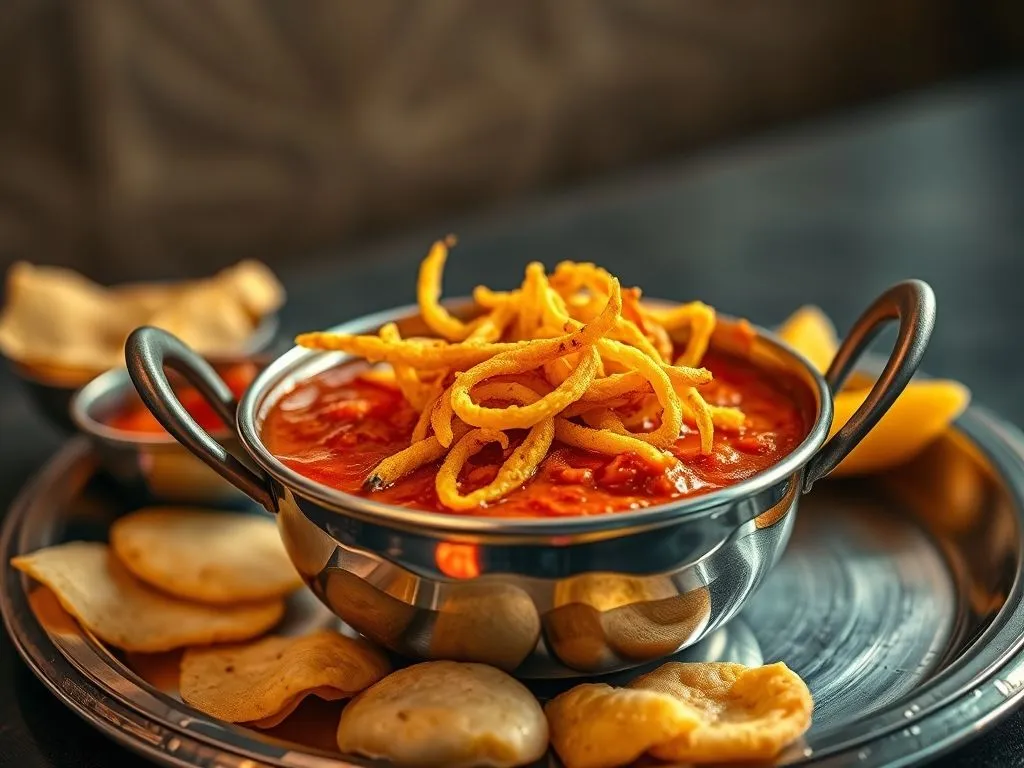 Sev Bhaji (Nagpur style)