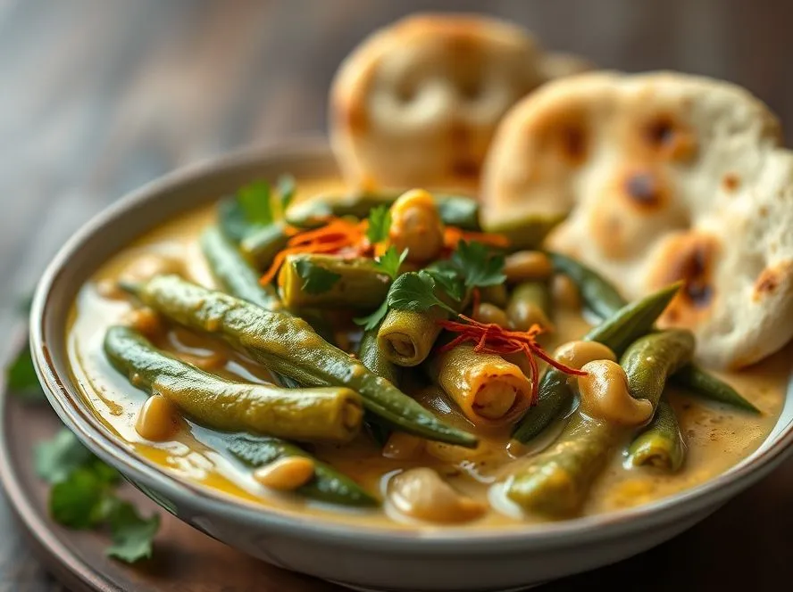 Shahi Bhindi in Cashew Nut Gravy