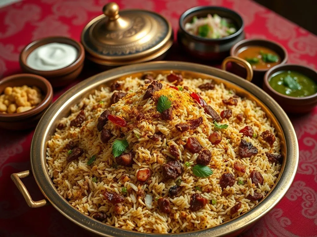 Shehenshahi Parsi Keema Pulao