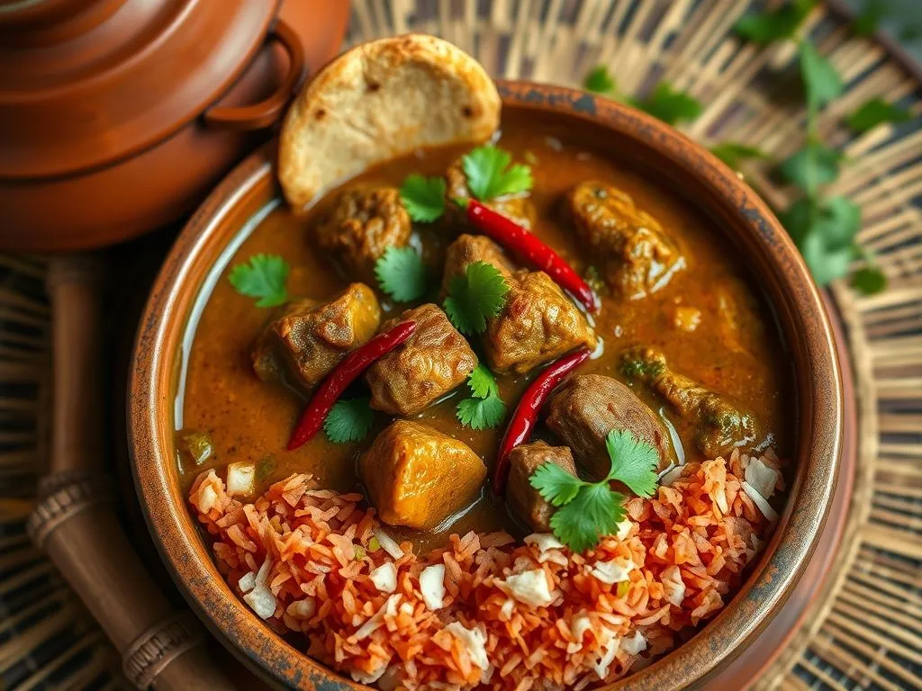 Simple Mutton Curry With Coconut