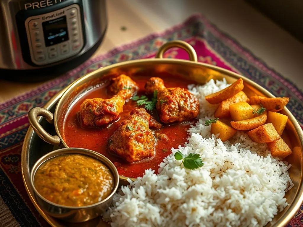Sindhi Style Chicken Curry Using Preethi Electric Pressure Cooker