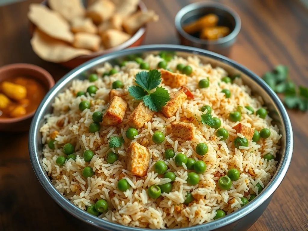Soya Chunk Pulao