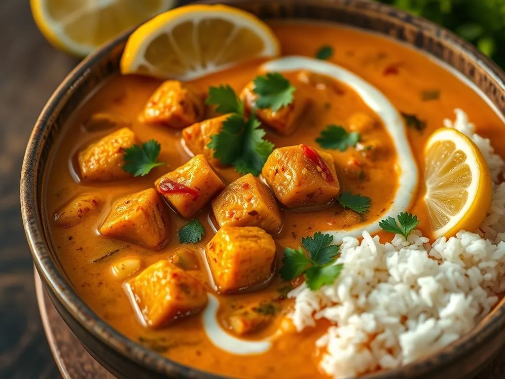Soya Chunks Masala in Coconut Milk