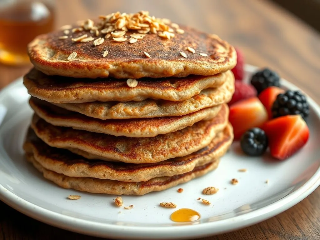Spiced Wholemeal and Oat Pancake
