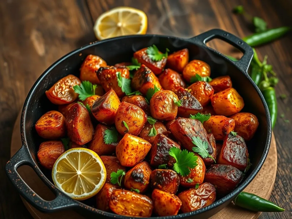 Spicy Baby Potatoes