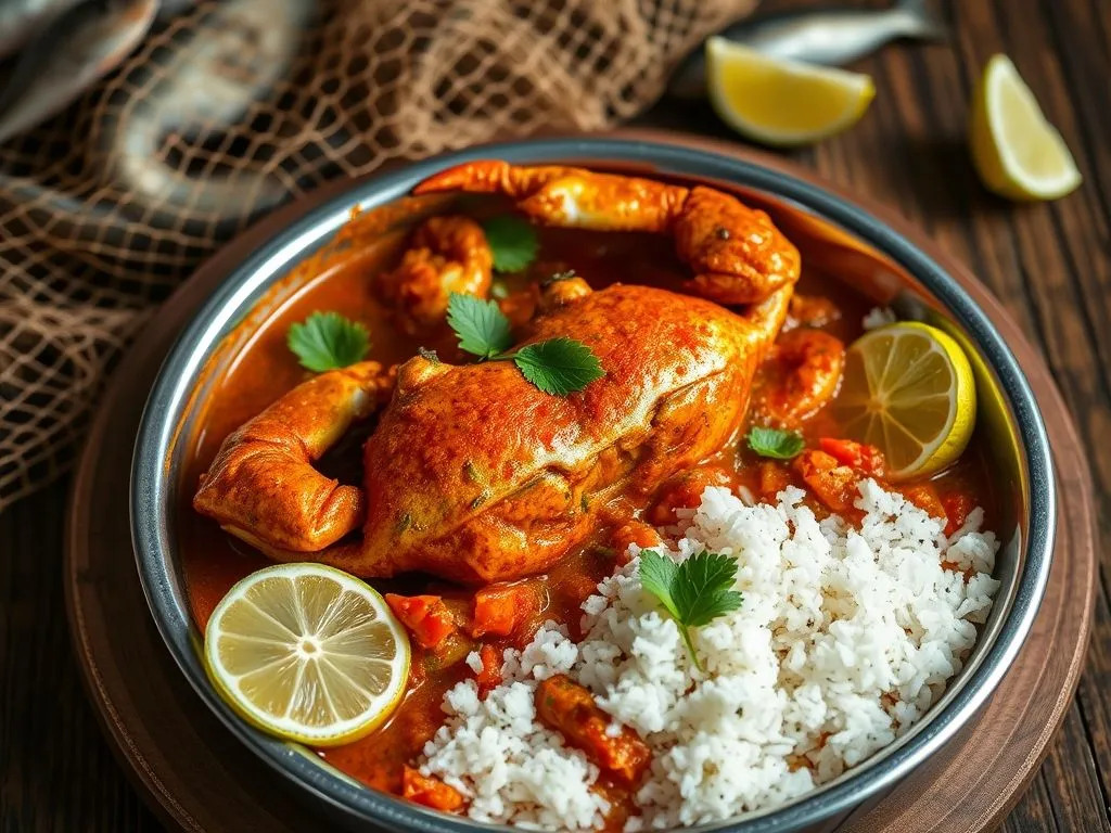 Spicy Crab Masala
