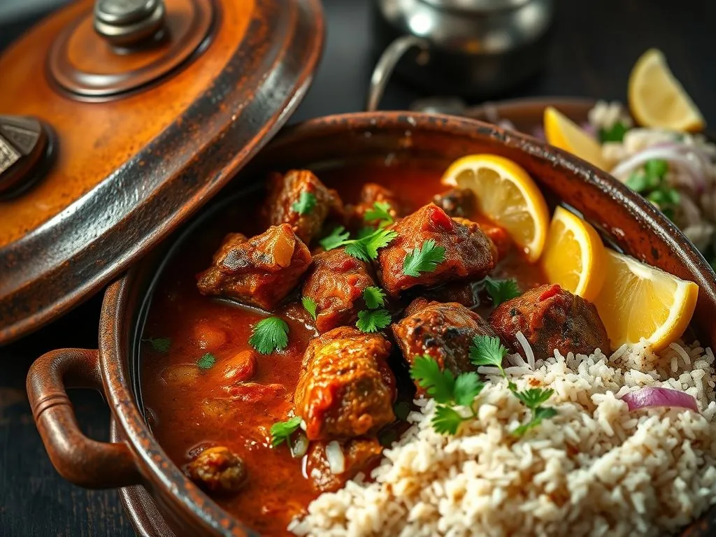 Spicy Pressure Cooker Mutton Curry