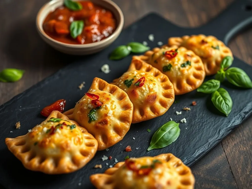 Spinach & Cheese Gujiya