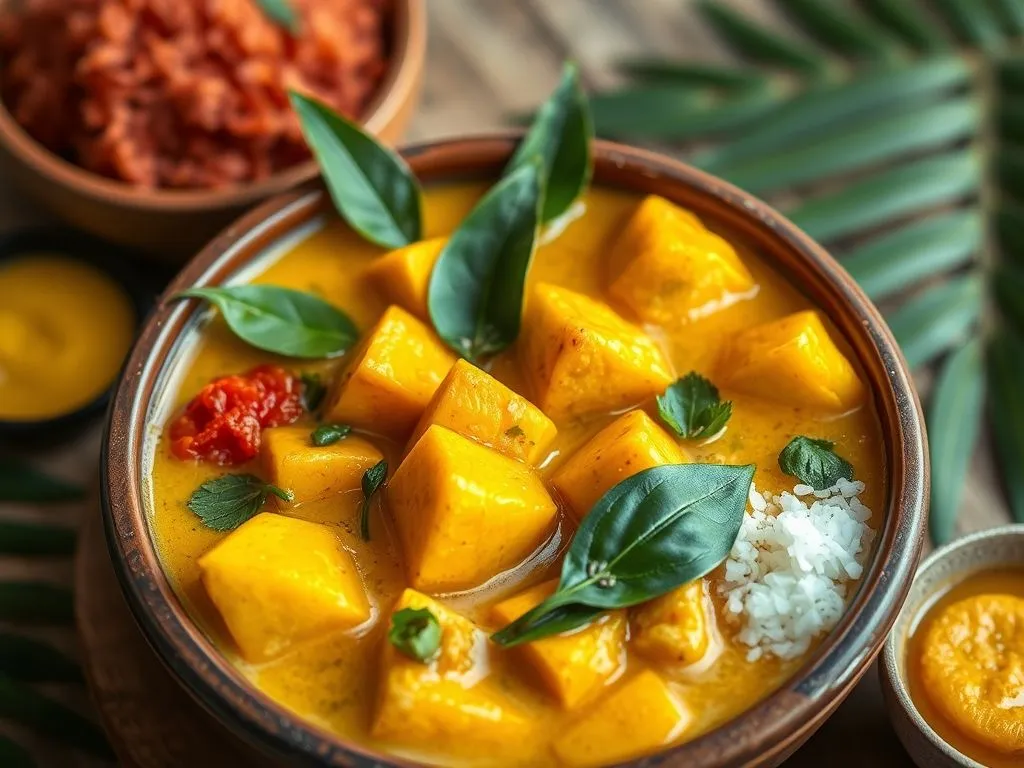 Sri Lankan Pumpkin Curry - No Oil