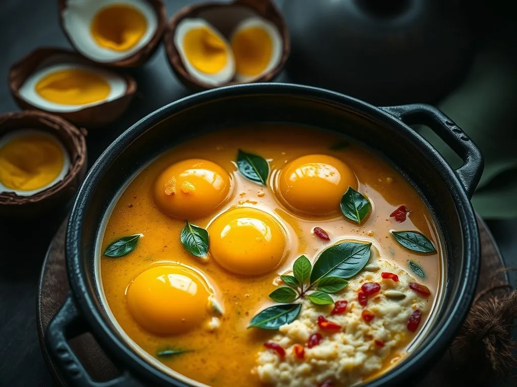 Sri Lankan Style Fried Egg Curry