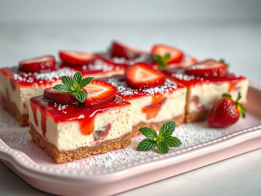 Strawberry Cheesecake Bars