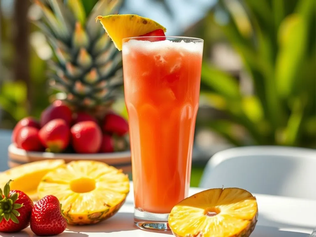 Strawberry Pineapple Juice