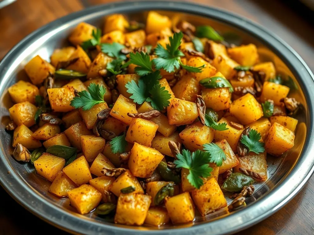 Sukhi Aloo Bhaji