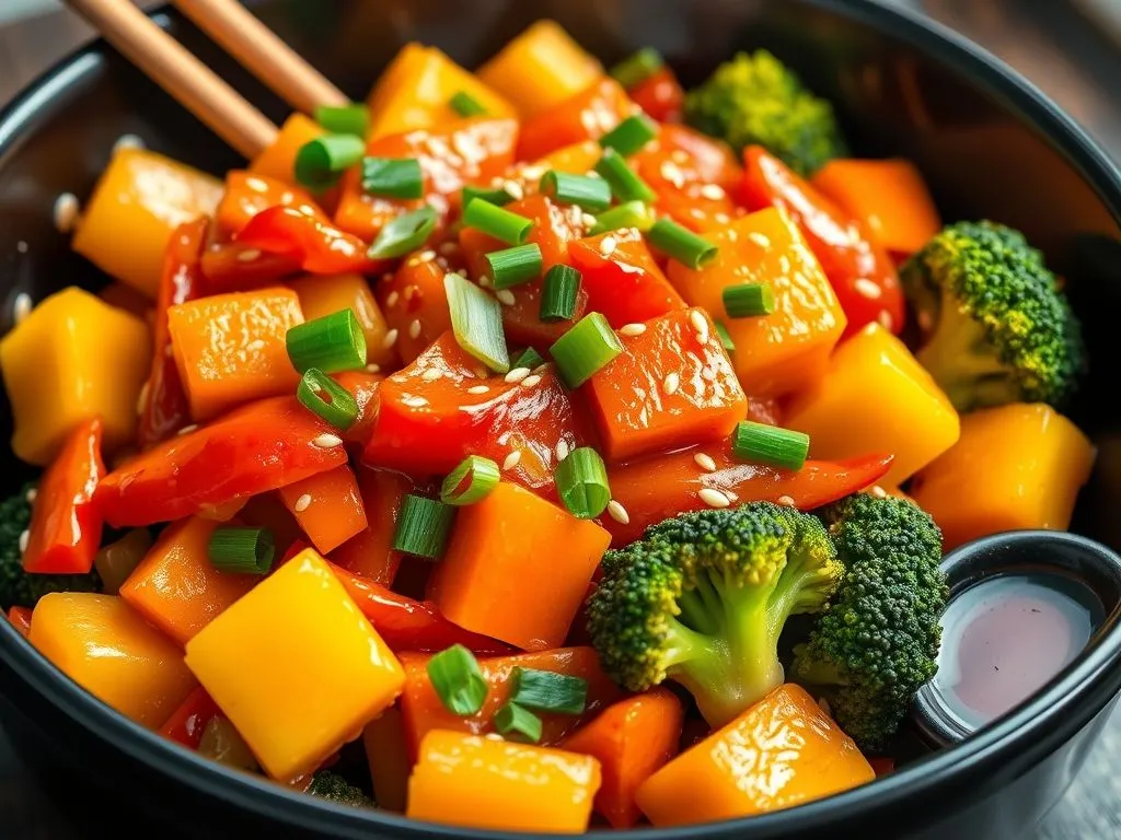 Sweet And Sour Vegetables
