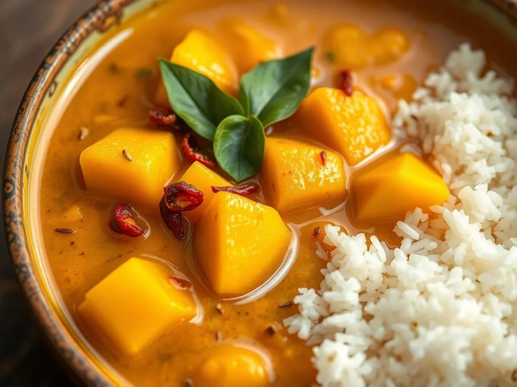 Sweet & Spicy Ripe Mango Curry
