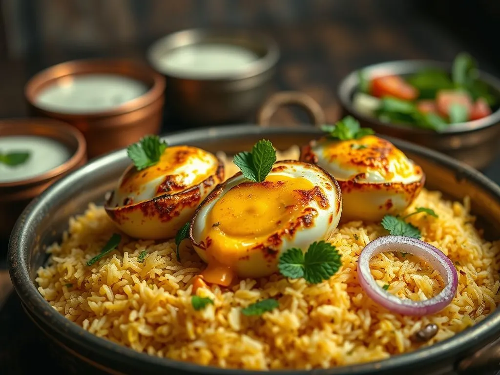 Tandoori Egg Biryani