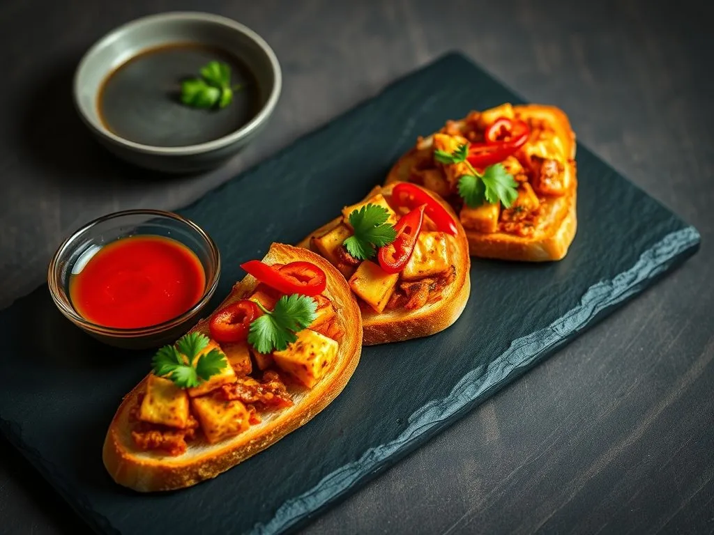 Thai Style Paneer Toast