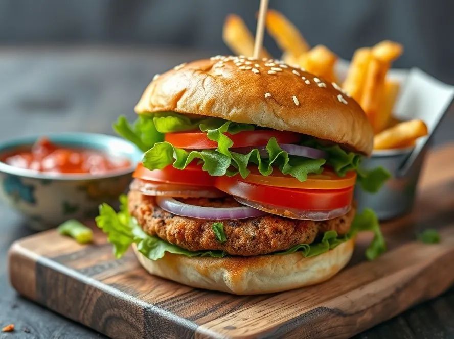 Veg Burger (local style)