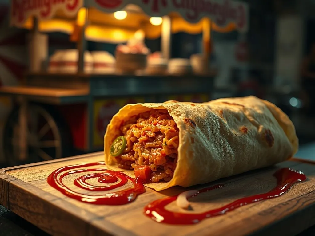 Veg Chowmein Frankie