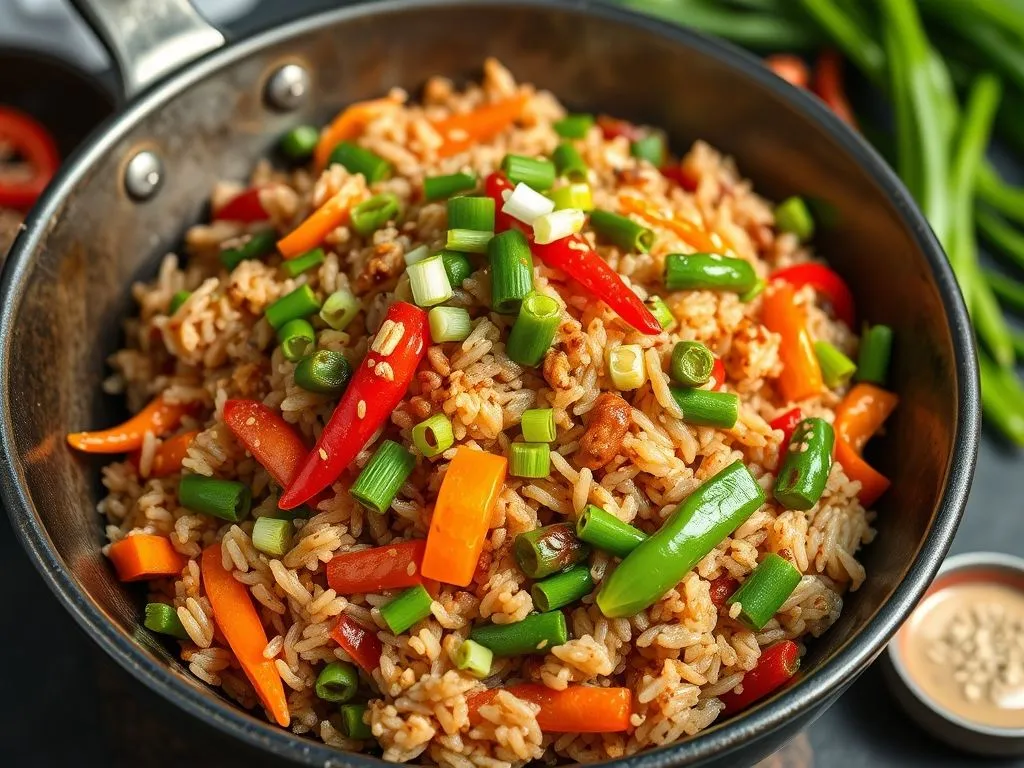 Vegetable Fried Brown Rice