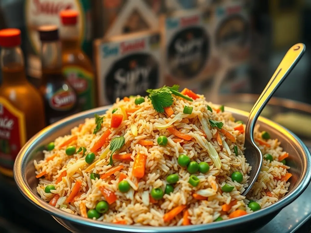 Vegetable Fried Rice (street stall)