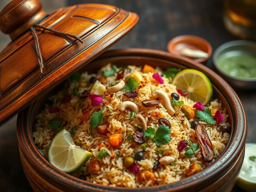 Vegetable Handi Biryani