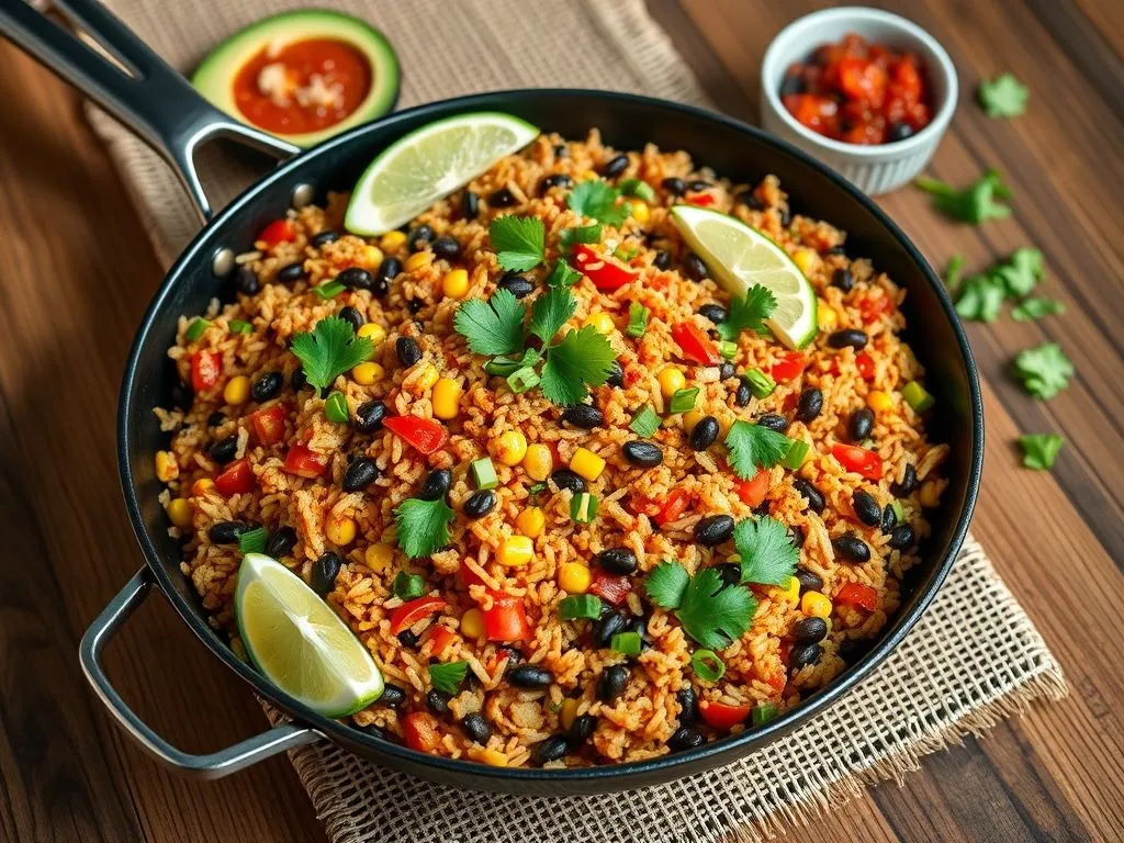 Vegetarian Mexican Fried Rice