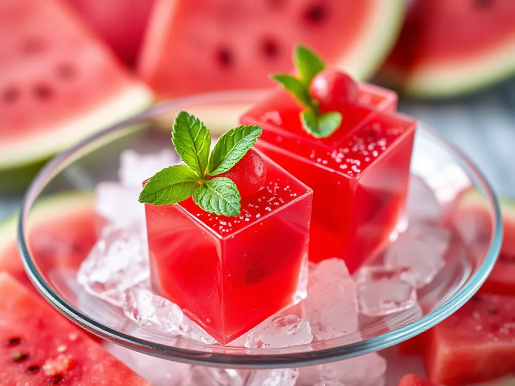 Vegetarian Watermelon Jello