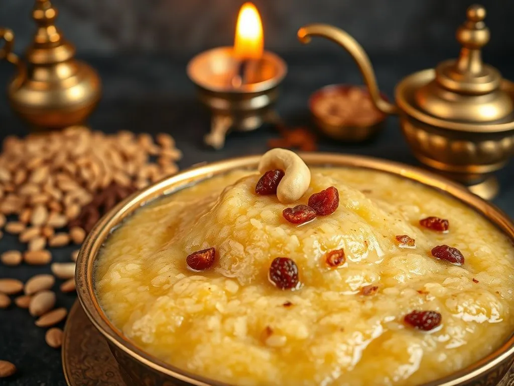 Wheat Rava Halwa